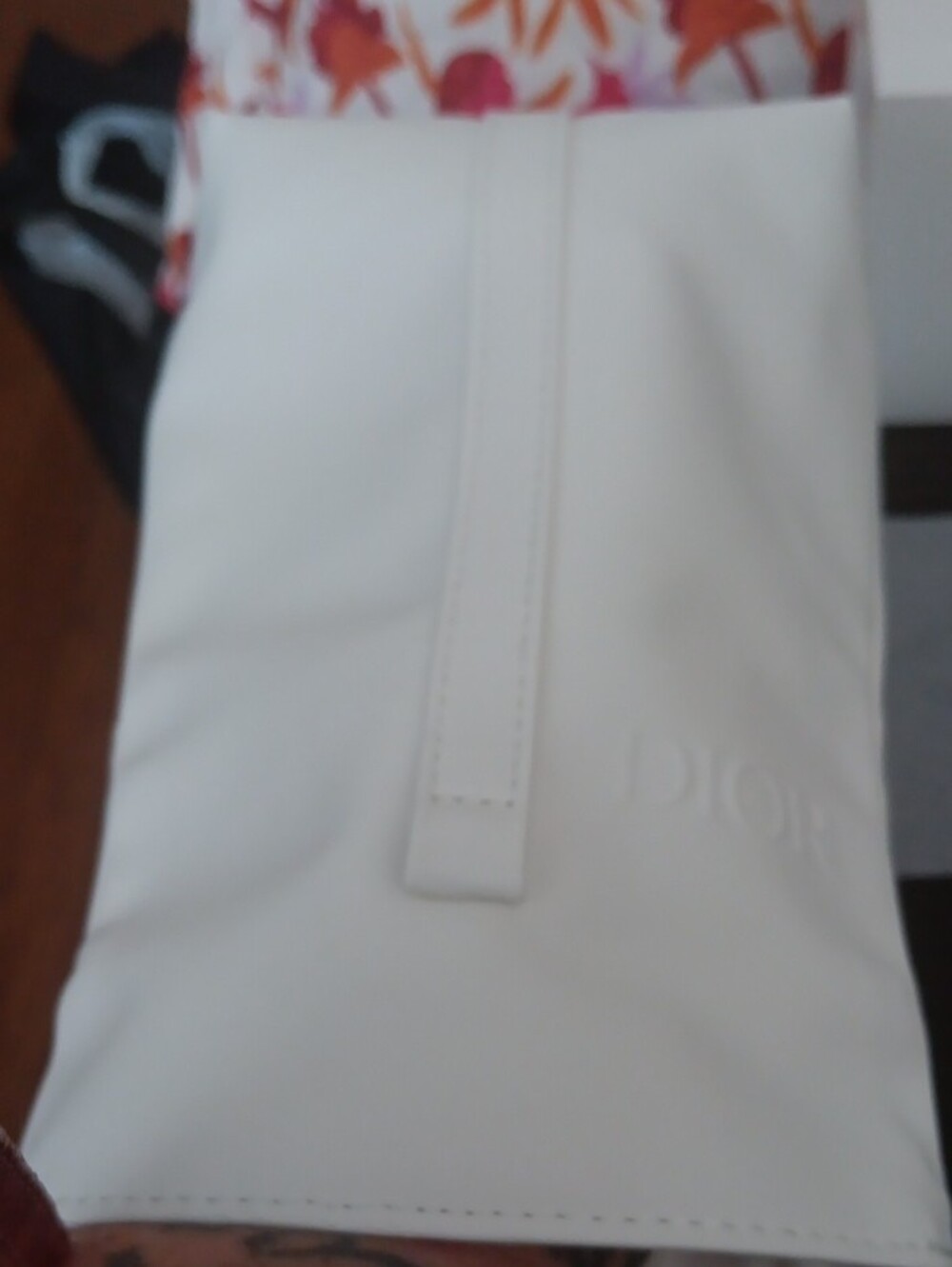 Dior White Leather Mini Roll-Top Shoulder Bag - Picture 8 of 10